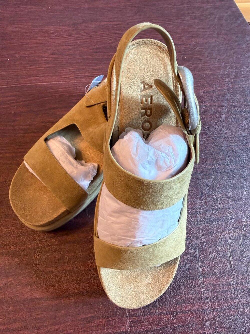Aerosoles Clarkson - Olive Branch Suede / 8 / Medium - NEW - Picture 3 of 7